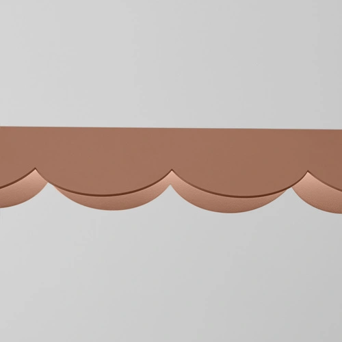 Lampa wisząca LED BISCUIT mocca nowoczesna nad stół do salonu