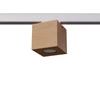 Plafon QUAD naturalne drewno GU10 3000K  7W 510lm #W