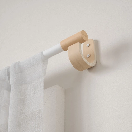 Karnisz Bellwood 107-305 cm               naturalny/biały outlet