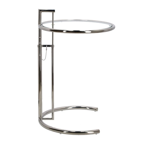 Stolik Frame inspirowany Elieen Gray srebrny