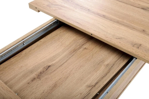 Stół rozkładany do jadalni Rand 160-200 cm nowoczesny dąb na jednej nodze Intesi