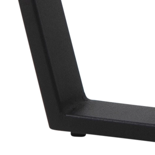 Stolik kawowy Amble okrągły czarny nowoczesny metalowy do salonu 77 cm Actona