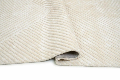 Dywan nowoczesny Sierra Ivory 160x230 beżowy z wiskozy do salonu i sypialni Carpet Decor