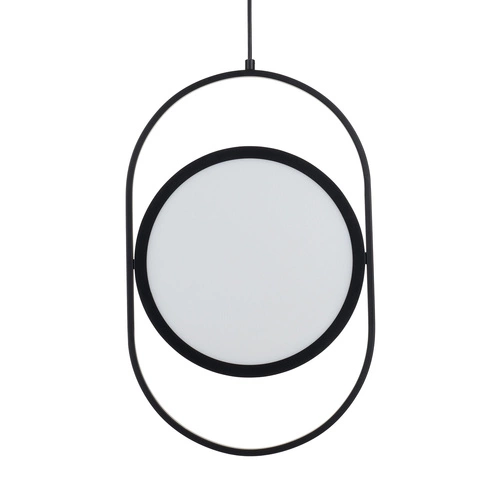 Lampa wisząca LED ELIPSE M czarna 45 cm nowoczesna do salonu i nad stół Step into Design