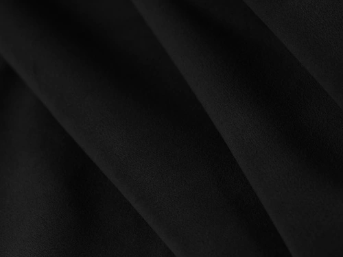 Fotel wypoczynkowy Jodie Black Velvet czarny welur z podłokietnikami do salonu glamour