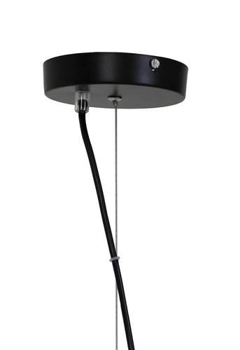 Lampa wisząca Jenny szklana dymiona do salonu 32 cm nowoczesna glamour Light&Living