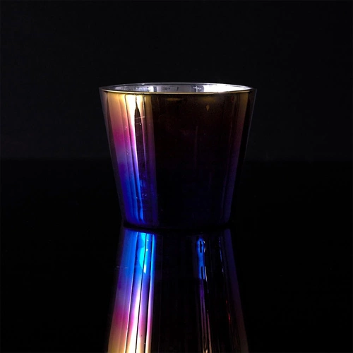 Świeca zapachowa opalizująca Intesi do salonu i sypialni w szkle nowoczesna multikolor