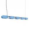 Lampa wisząca LED CHAIN 158 błękitna nowoczesna do jadalni