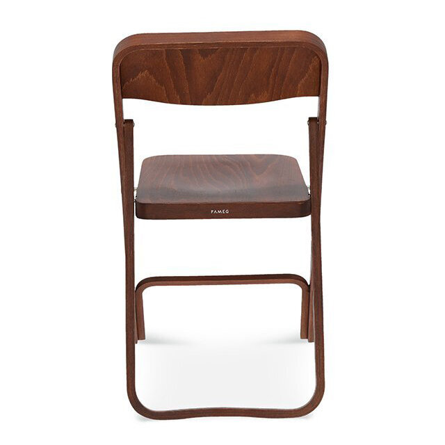 Krzesło drewniane Fameg Tari składane do jadalni i kuchni, rustykalne, personalizowane