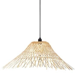 Lampa wisząca bambusowa Moxa Atmosphera boho do salonu i jadalni, regulowana 76 cm