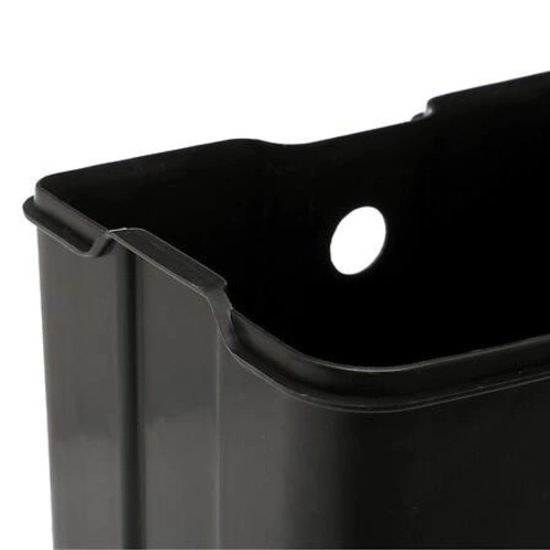 Kosz na śmieci kuchenny Ariane 6l czarny metalowy z pedałem nowoczesny 5five