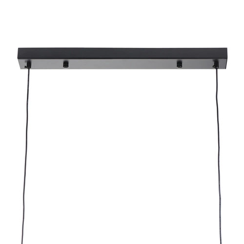 Lampa wisząca ORION LONG-90 czarna LED z kulami szklanymi do salonu nad stół 90cm