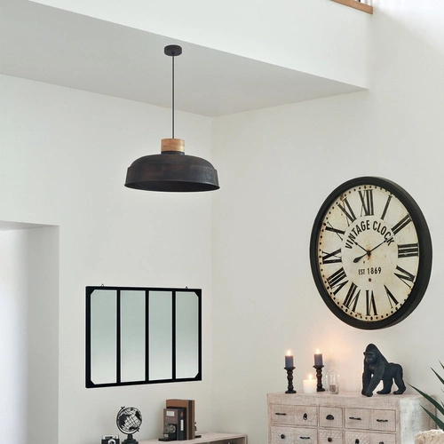 Lampa wisząca Prao brązowa metalowa regulowana do salonu i jadalni Atmosphera 57 cm