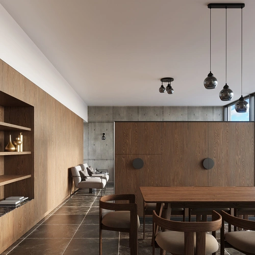 Lampa wisząca ALINO 1 czarna nowoczesna szklana regulowana do salonu i jadalni