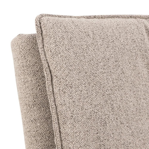 Sofa rozkładana z funkcją spania Faith Monza beżowa 3 osobowa do salonu styl skandynawski