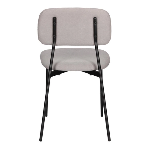 Zestaw 4 krzeseł Esther szare jasne