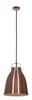 Lampa wisząca Pensilvania 1 25 1x60W E27  miedziany