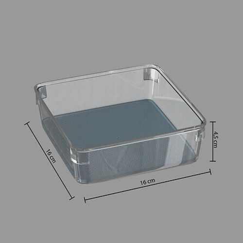 Organizer do szuflady Tidy szary 16x16    cm