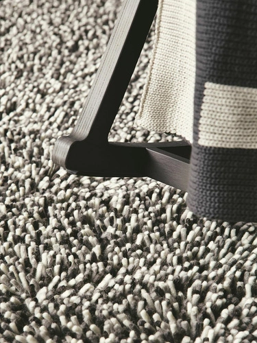 Dywan shaggy do salonu Gravel Mix szary 250x350 nowoczesny wełniany miękki Carpets&More