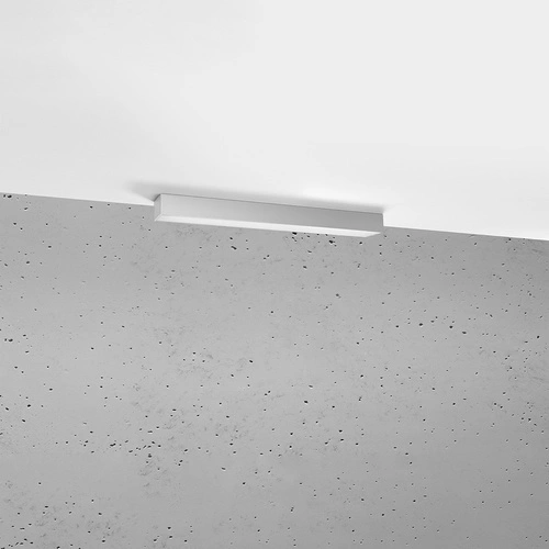 Plafon sufitowy LED Pinne 67 szary nowoczesny metalowy do kuchni, salonu i sypialni