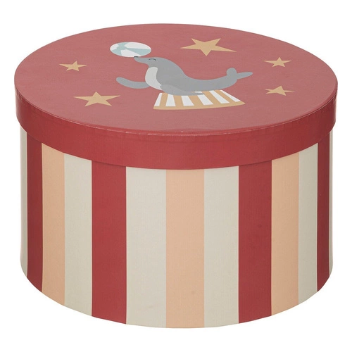 Zestaw 3 kartonowych pudełek dekoracyjnych Circu do pokoju dziecięcego Atmosphera