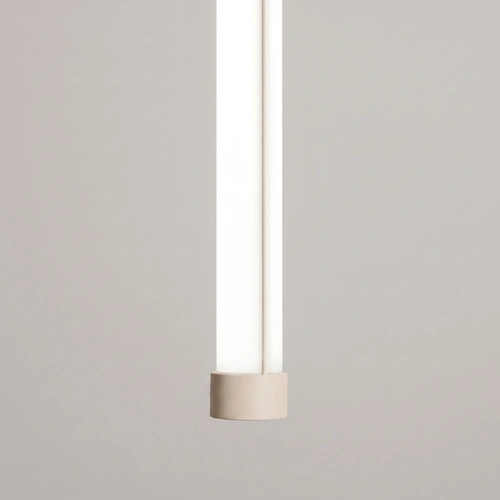 Lampa wisząca TRANG beżowa LED regulowana nad wyspę do kuchni