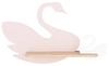 Kinkiet Swan LED 5W różowy drewniany klasyczny do pokoju dziecięcego CANDELLUX