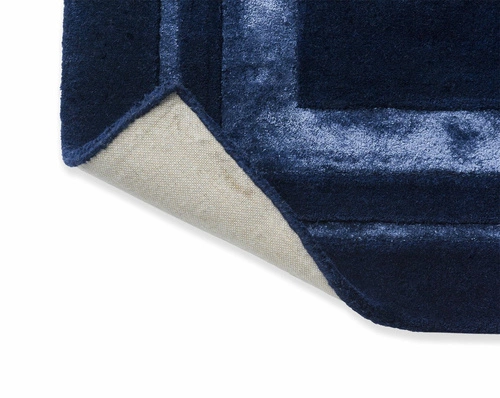 Dywan do salonu Redbrook Midnight 200x280 granatowy wełniany nowoczesny ręcznie tkany Laura Ashley
