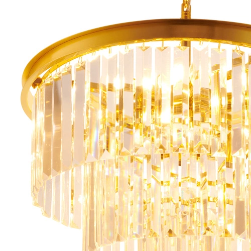 Lampa sufitowa SPLENDORE złota 50 cm glamour do salonu i jadalni Step into Design