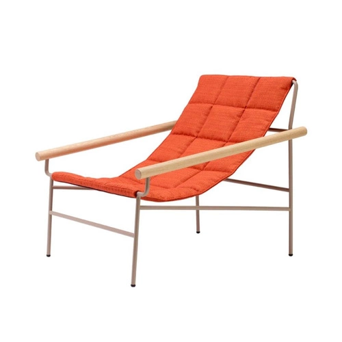 Fotel wypoczynkowy Dress_Code Glam indoor do salonu nowoczesny z tkaniny ze zdejmowanym pokrowcem