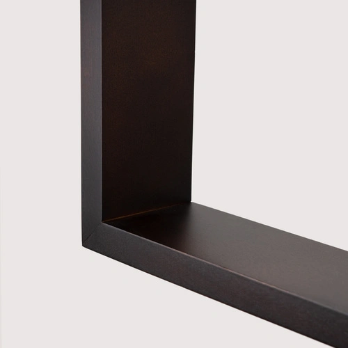 Lampa wisząca ARIES wenge drewniana regulowana do salonu i jadalni nowoczesna 24 cm