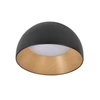 Plafon Liguria czarno-drewniany 18W LED 35 cm