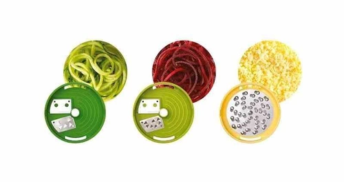 JJ - Spirala do warzyw 3w1, Spiro szary/zielony