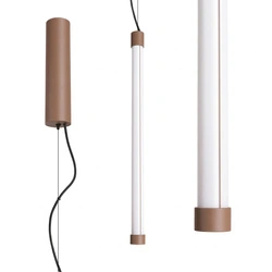Lampa wisząca TRANG 50 mocca LED do salonu regulowana nowoczesna