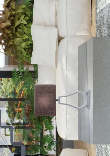 Lampa stołowa Femo lampa gabinetowa  1x60W E27 brazowy