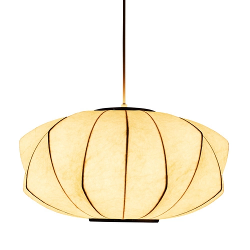 Nowoczesna lampa wisząca SILK V-shape biała 45 cm do salonu i jadalni regulowana