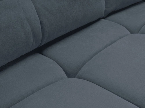 Sofa rozkładana Bode 3 osobowa z funkcją spania do salonu skandynawska niebieska