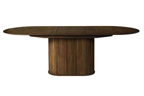 Stół rozkładany Lano owalny dymiony dąb 230 cm nowoczesny do jadalni UNIQUE