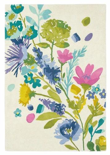 Dywan boho Tetbury Meadow 170x240 wełniany do salonu i sypialni łatwy w czyszczeniu