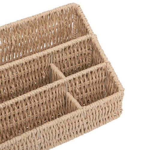 Organizer z przegródkami Kord naturalny