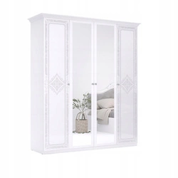 Szafa Diamante 192cm biały połysk