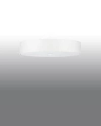 Plafon sufitowy okrągły Skala 70 biały nowoczesny do salonu kuchni i sypialni Sollux