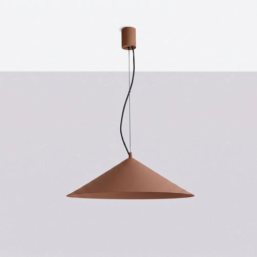 Lampa wisząca FINT mocca LED do salonu nowoczesna regulowana