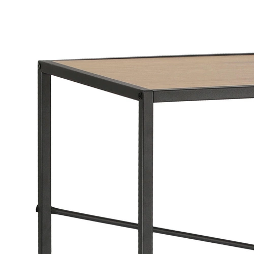 Biurko Seaford Dąb z szufladą naturalny/czarny