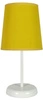 Gala nowoczesna lampka nocna do sypialni żółta z abażurem 31 cm CANDELLUX LIGHTING