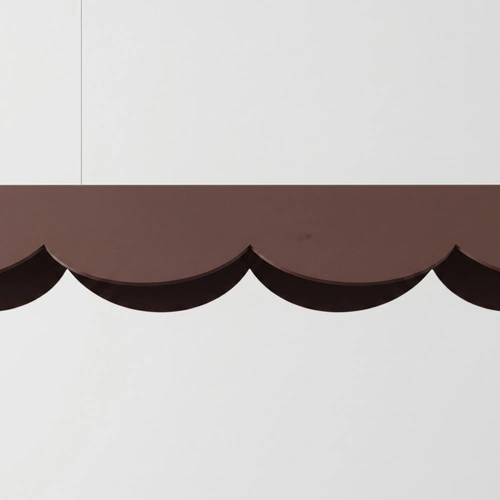 Lampa wisząca Biscuit 130 brązowa LED nad wyspę regulowana