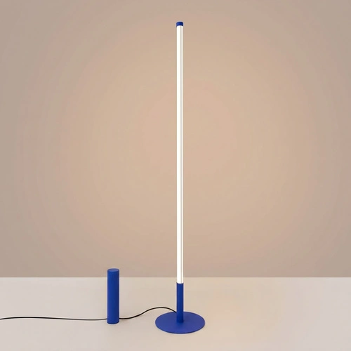 TRANG lampa stojąca do salonu nowoczesna LED ultramaryna 3000K