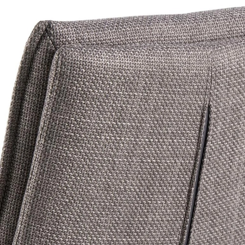 Hoker Flynn tapicerowany szary jasny z oparciem regulowany obrotowy do kuchni Actona