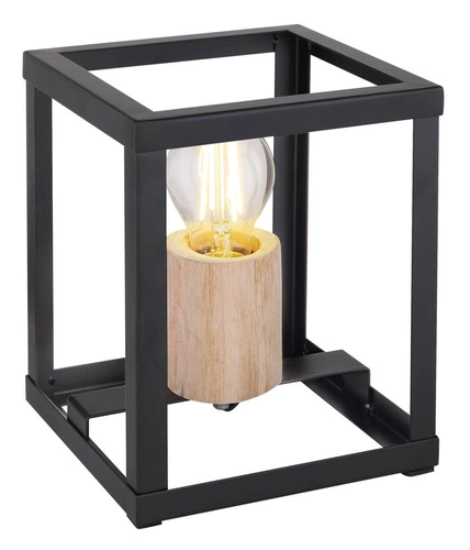 Lampa stołowa Retro lampa gabinetowa czarny 1x40W E27 klosz czarny