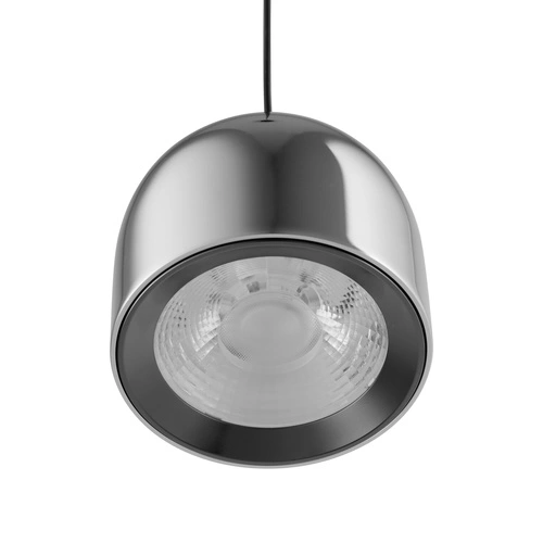 Lampa sufitowa LED Petite chrom 10 cm nowoczesna nad stół do kuchni lub jadalni